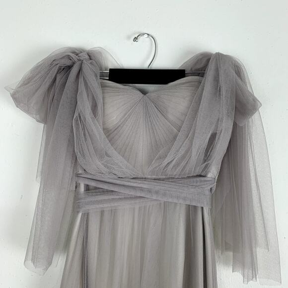 Jenny Yoo Annabelle Convertible Tulle Bridesmaid Dress Size 4 - Picture 5 of 13